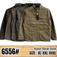 Gambar Jaket pria bolak balik import/jaket DHT bomber katun bolak balik import - Cokelat, XL dari Rizarazy undefined 3 Tokopedia