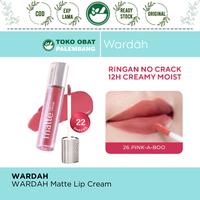 Gambar WARDAH MATTE LIP CREAM INTENSE TAHAN LAMA MATTE FINISH INTENS LUSHLIP LIQUID LIPSTICK CAIR SPF 20 PA++ NON DRY PEWARNA BIBIR CAIR EXCLUSIVE - 01 RED-DICTED dari Toko Obat Palembang Bandung undefined 1 Tokopedia
