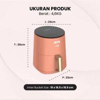 Gambar MITO MITOCHIBA DIGITAL AIR FRYER COLOR POP AF 7 / AF7 MENGGORENG TANPA MINYAK KAPASITAS 3,5 LITER - AF 7 GREEN dari WIJAYA ELEKTRONIK SEMARANG undefined 5 Tokopedia