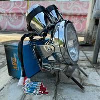 Gambar Lampu Sports Day 7 inch full Set Batok ninja Speedo ninja breket lampu ninja untuk pemakian shok depan ninja gorilla mitsuyo nagoya dus coklat PNP megapro mega pro tiger ninja ss r vixion cb150r old megapro mp Verza dari CV WEO undefined 3 Tokopedia
