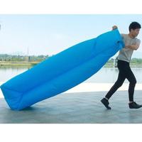 Gambar Lazy Bean Bag Kasur Angin Camping Outdoor Zxz Lz081 Tempat Tidur - Black Blue dari Furniture Dekorasi undefined 4 Tokopedia
