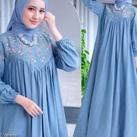 Gambar Baju Setelan Wanita Set Katun Kerja Blouse Cewek Kantor Formal Premium - Navy dari SA Aryaguna undefined 3 Tokopedia