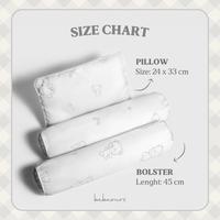 Gambar Bebeours Tencel Pillow Bolster Set / Bantal Guling Bayi - Claude Grey - Claude Grey, Set dari kadir ponsel undefined 2 Tokopedia