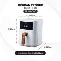 Gambar Air Fryer MITO 4 Liter Low Watt AF-1 | Mesin Penggorengan Tanpa Minyak Anti Lengket - Pink dari Teuku Umar elektronik undefined 3 Tokopedia