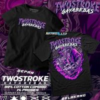 Gambar Promo Kaos Gaya Bebas Two Stroke V2 Baju Distro T-Shirt Two Stroke Gaya Bebas V2 Pakaian Pria Wanita - Merah, L dari selpistaronline undefined 1 Tokopedia