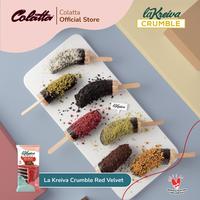 Gambar LA KREIVA Cookie Crumble Rasa RED VELVET 250gr Remahan Cincangan Cacahan Kue Cookies Topping Cake Roti Snack Toping Cheesecake Donat Aneka Kreasi Dessert Creamy Crunchy Renyah Murah Asli Original Malang Jatim dari LUCKY STORE 13 undefined 4 Tokopedia