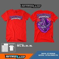 Gambar Promo Kaos Gaya Bebas Two Stroke V2 Baju Distro T-Shirt Two Stroke Gaya Bebas V2 Pakaian Pria Wanita - Merah, L dari selpistaronline undefined 3 Tokopedia