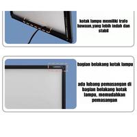 Gambar 60x90 LED SLIM LIGHT BOX | LED DISPLAY MENU | LED CAFE MENU BOARD BRACKET | LED SIGNBOARD |LIGHT BOARD | LED LIGHT BOX | LED DISPLAY SIGN BOARD | LED MENU BOARD / LED BOX /LIGHT BOX /PAPAN MENU/ LAMPU DISPLAY MENU dari CV POTBOND undefined 5 Tokopedia
