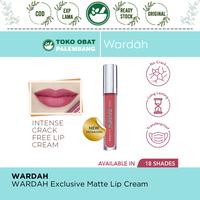 Gambar WARDAH MATTE LIP CREAM INTENSE TAHAN LAMA MATTE FINISH INTENS LUSHLIP LIQUID LIPSTICK CAIR SPF 20 PA++ NON DRY PEWARNA BIBIR CAIR EXCLUSIVE - 01 RED-DICTED dari Toko Obat Palembang Bandung undefined 2 Tokopedia