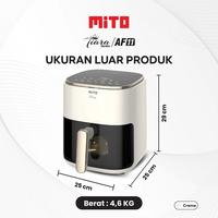 Gambar MITO MITOCHIBA DIGITAL AIR FRYER AF 11 / AF11 MENGGORENG TANPA MINYAK KAPASITAS 5 LITER LOW WATT - AF 11 CREME dari WIJAYA ELEKTRONIK SEMARANG undefined 5 Tokopedia