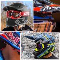 Gambar kacamata helm goggle 100 % goggles helm trail cakil enduro tril motocross jpx klx crf orca gm trabas supermoto anti UV 400 - Hitam dari APPAREL BIKERS undefined 3 Tokopedia