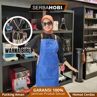 Gambar Celemek / Apron Barista Bahan Katun Tebal Dengan Tali Webbing - Hitam dari Serba Hobi Makassar undefined 3 Tokopedia