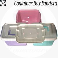 Gambar Container Box Pandora Pastel (10ltr) - Biru Muda dari Pilar Jaya Housewares undefined 4 Tokopedia