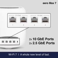 Gambar Amazon eero Max 7 mesh wifi 7 router 10 Gbps Ethernet Coverage up to 697 m² Connect 200+ devices Ideal for gaming Latest gen dari Pomadearea undefined 5 Tokopedia
