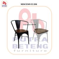 Gambar Kursi Cafe Rangka Besi Newstar CC 205 206 Jogja - CC 205 dari Putra Beteng Mebel undefined 3 Tokopedia