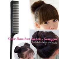 Gambar Hair Bun Donat Sanggul Cepol Rambut Korea Kuncir Rambut Sanggul Cepol Anak Perempuan balet Ballet Hair style - HITAM 6.5 cm dari TwinkleBabyAndKids undefined 4 Tokopedia
