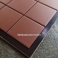Gambar Mosaic Singres Type Big Square Terracotta - Mosaic Mozaic Mosaik Mozaik Keramik Tiles Terracotta Matte Embossed Uk. 10x10 Cm dari Mitra Bangunan13 undefined 2 Tokopedia
