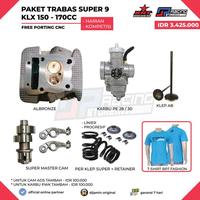 Gambar READY STOCK BALI Paket Trabas Super 9 KLX 150 BRT-Head Porting-Karbu PE PWK-Master Cam dari Prisnore undefined 4 Tokopedia