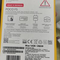 Gambar POCO F5 BLUE 12/256 Second dari Moszen Store undefined 2 Tokopedia