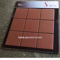 Gambar Mosaic Singres Type Big Square Terracotta - Mosaic Mozaic Mosaik Mozaik Keramik Tiles Terracotta Matte Embossed Uk. 10x10 Cm dari Mitra Bangunan13 undefined 4 Tokopedia