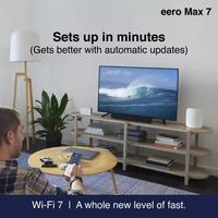 Gambar Amazon eero Max 7 mesh wifi 7 router 10 Gbps Ethernet Coverage up to 697 m² Connect 200+ devices Ideal for gaming Latest gen dari Pomadearea undefined 4 Tokopedia