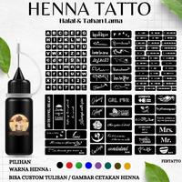 Gambar AS25 Henna Tato Halal Tahan Lama Bisa Custom Hena Kit 10ml HEN E30 - F05 Original dari TOBERU STORE undefined 3 Tokopedia