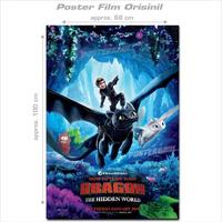 Gambar Poster Film Orisinil How To Train Your Dragon: The Hidden World dari Paper Craft Co undefined 1 Tokopedia