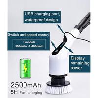 Gambar Penggosok Putar Elektrik, Pembersih Kamar Mandi, Sikat Pembersih Pancuran Listrik Tanpa Kabel, Bak Mandi dan Bak Mandi Ubin, Alat Gosok Jendela Lantai Toilet, Pemasok Pegangan dari quantastoree undefined 2 Tokopedia