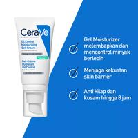 Gambar Twinpack - CeraVe Oil Control Gel Moisturizer 52ml for Oily Skin (Moisturizer untuk Kulit berminyak) - Perkuat skin barrier & kontrol minyak berlebih dari CeraVe ID undefined 5 Tokopedia