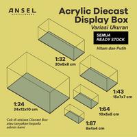 Gambar Display Diecast Acrylic Box /Kotak Akrilik Mobil skala 1:32 /20x8x8 cm dari ANSEL Acrylic Shop undefined 3 Tokopedia