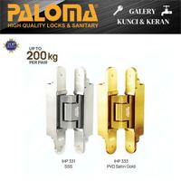 Gambar PALOMA IHP 334 Engsel Tanam Invisible Concealed Hinge Pintu Jendela Gunmetal Max Beban 200 kg dari Galery Kunci Dan Keran undefined 4 Tokopedia