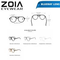 Gambar [PROMO][FREE ONGKIR] ZOIA BALE KACAMATA GLASSES FRAME AVIATOR KOMPUTER ANTI RADIASI PC [BEST SELLER][ORIGINAL] - BLACK dari Dimsem Gift undefined 2 Tokopedia