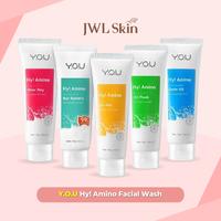 Gambar YOU Hy! Amino Facial Wash 100g Pembersih Wajah Face Cleanser Y.O.U - ByeByeteria dari Jwl Skin Shop undefined 1 Tokopedia