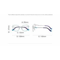 Gambar [PROMO][FREE ONGKIR] ZOIA PARIS KACAMATA GLASSES CAT EYE FRAME KOMPUTER ANTI RADIASI GADGET [BEST SELLER][ORIGINAL] - Red-Rose Gold dari Dimsem Gift undefined 2 Tokopedia