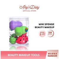 Gambar AMY'S DIARY [5 Pcs] Beauty Blender Sponge Mini Micro Makeup Dengan Mika Penyimpanan dari Amy's Diary undefined 1 Tokopedia
