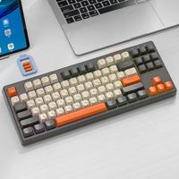 Gambar TB003 Ziyoulang M87 Silent Mechanical Touch Keyboard Russian Wireless Bluetooth Dual Mode Game Esports Office Computer Peripherals dari All To Zero undefined 5 Tokopedia