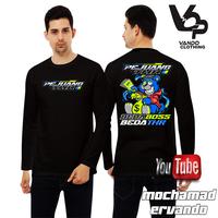 Gambar Vando Kaos Lebaran Tiba  Hari Raya Idul Fitri Lengan Panjang Cotton Combed 30s - Hitam, M dari Vando Style undefined 3 Tokopedia