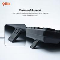 Gambar OLIKE KMS2 PAKET COMBO KEYBOARD MOUSE BUNDLE DENGAN KABEL USB 1,5 METER M BLACK dari btgcom undefined 5 Tokopedia
