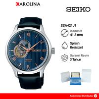 Gambar Jam Tangan Pria Seiko Presage SSA421J1 Zen Garden Sakura Automatic Open Heart Blue Dial Black Leather Strap dari Carolina Watch Official Shop undefined 1 Tokopedia