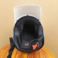 Gambar Helm Klasik Helm Honda GL Series White Blue plus Pet Panjang Putih dari Helm Vespa undefined 3 Tokopedia