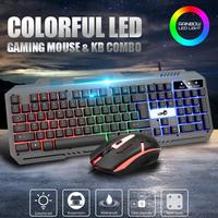 Gambar Top Keyboard hp dan Mouse Combo RGB Keyboard pc LED usb untuk Laptop eksternal keyboard Gaming full set accessories komputer set bintangberkah-10 - 1000 DPI-Black dari bintangberkah-10 undefined 3 Tokopedia