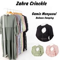 Gambar Ready Gamis Dress Baju Menyusui Bukaan Samping Katun Cringkel Premium Maysara Terbaru! dari Srintilz undefined 2 Tokopedia