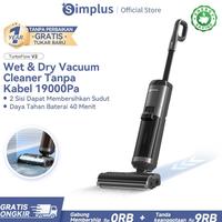 Gambar ZFB Simplus Wet & Dry Vacuum Cleaner Cordless 19000pa Alat Pel Lantai Otomatis 3in1 Vakum Basah Kering, Penyedot Debu, dan Alat Pel Lantai Otomatis 3-in-1, Pembersih Lantai Listrik Tanpa Kabel - 002 -19000Pa dari ZFB undefined 3 Tokopedia