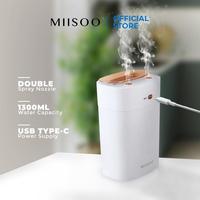 Gambar MIISOO HUMIDIFIER UDARA NANO SPRAY TECHNOLOGY DIFFUSER 1,3 LITER AROMA THERAPI DIFFUSER ESSENTIAL OIL - White dari sodakoh storeid undefined 4 Tokopedia