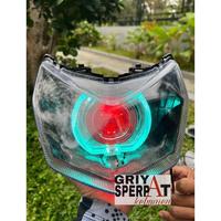 Gambar REFLEKTOR LAMPU DEPAN SUPRA X 125 FI INJEKSI BILED LED dari CV DargoJayaStore undefined 3 Tokopedia
