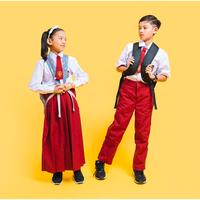 Gambar Rok Rempel Panjang Bawahan SD Merah - Seragam Sekolah Resko - M-Anak dari Toko Resko Bandung undefined 4 Tokopedia