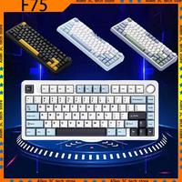 Gambar Promo AULA F75 Mechanical Keyboard Wireless Bluetooth 2.4G Wired Tri-Mode Multifunctional Knob Hot Swap Laptop RGB PC Gaming Keyboard dari Buggles State undefined 1 Tokopedia