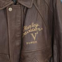 Gambar Jaket Bomber Harley Davidson V2 Power Made in USA Original Authentic dari REDWING J3 COMPANY undefined 3 Tokopedia