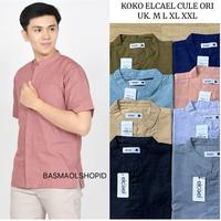 Gambar Baju muslim pria koko lengan pendek dewasa High Quality Lembut dan nyaman Dipakai - Hitam, M dari QUBIQ_NEW undefined 2 Tokopedia