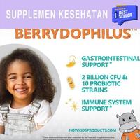 Gambar Kids Probiotic Now Foods Berry Dophilus 120 Chewables Probiotik Anak Original Produk - 60 Chewables dari iVitaminbali undefined 3 Tokopedia